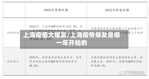 上海疫情大爆发/上海疫情爆发是哪一年开始的-第2张图片