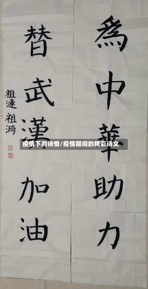 疫情下的诗情/疫情期间的精彩诗文