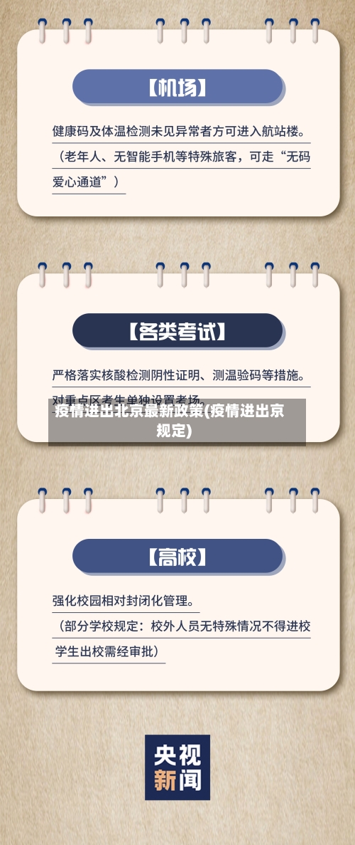疫情进出北京最新政策(疫情进出京规定)