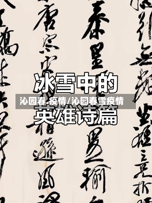 沁园春.疫情/沁园春雪疫情