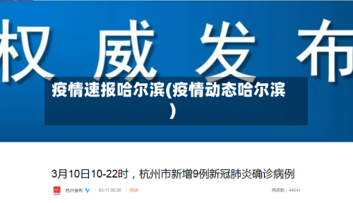 疫情速报哈尔滨(疫情动态哈尔滨)