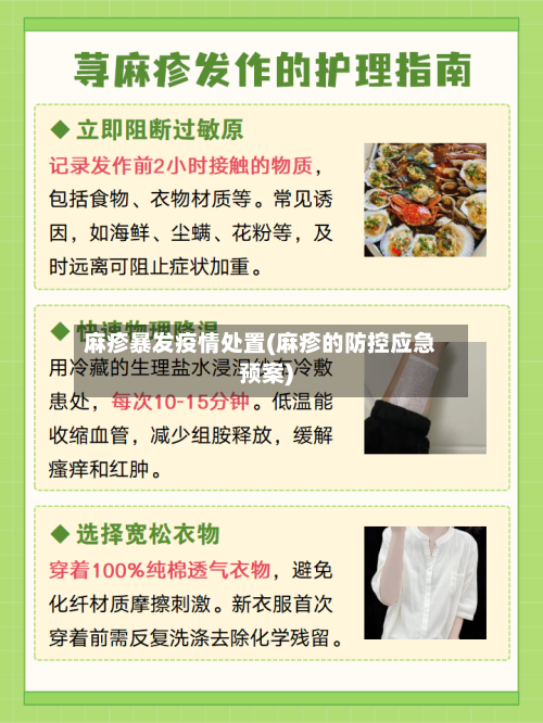 麻疹暴发疫情处置(麻疹的防控应急预案)-第2张图片