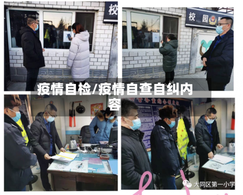疫情自检/疫情自查自纠内容