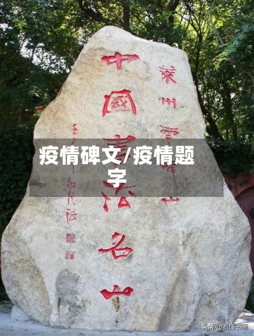 疫情碑文/疫情题字-第3张图片