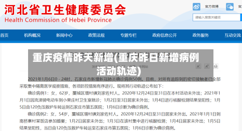 重庆疫情昨天新增(重庆昨日新增病例活动轨迹)-第2张图片