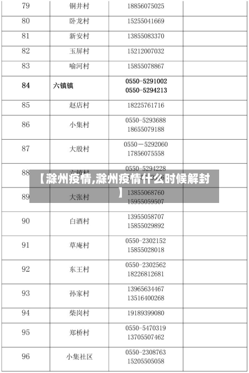 【滁州疫情,滁州疫情什么时候解封】-第3张图片