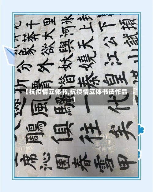 【抗疫情立体书,抗疫情立体书法作品】