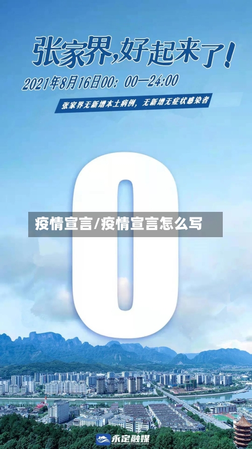 疫情宣言/疫情宣言怎么写-第2张图片