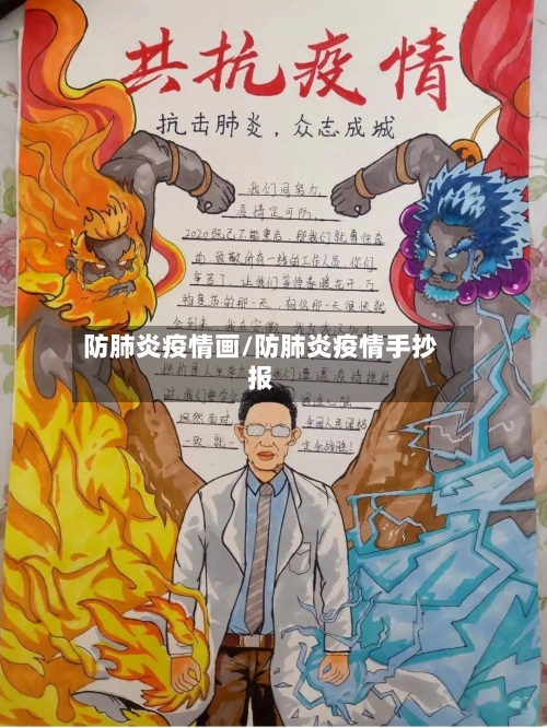 防肺炎疫情画/防肺炎疫情手抄报-第2张图片