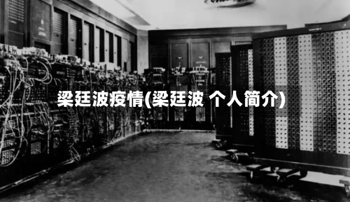 梁廷波疫情(梁廷波 个人简介)