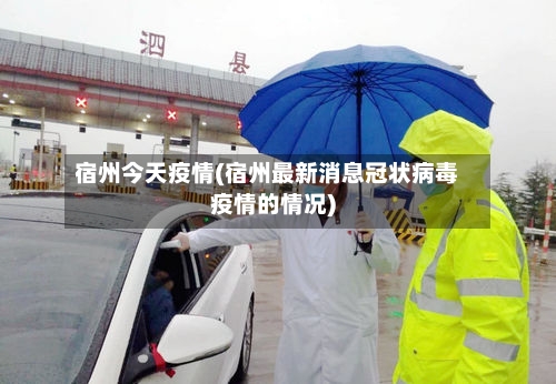宿州今天疫情(宿州最新消息冠状病毒疫情的情况)
