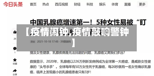 【疫情闹钟,疫情敲响警钟】