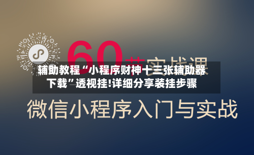 辅助教程“小程序财神十三张辅助器下载”透视挂!详细分享装挂步骤-第3张图片