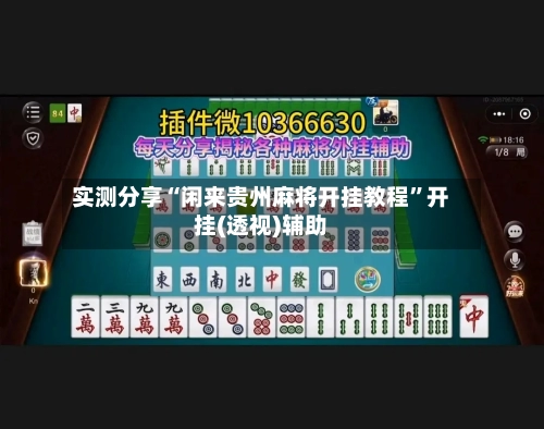实测分享“闲来贵州麻将开挂教程”开挂(透视)辅助-第2张图片