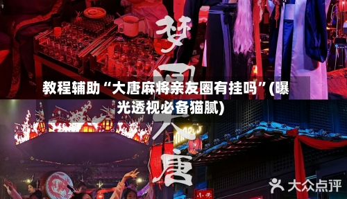 教程辅助“大唐麻将亲友圈有挂吗”(曝光透视必备猫腻)-第2张图片