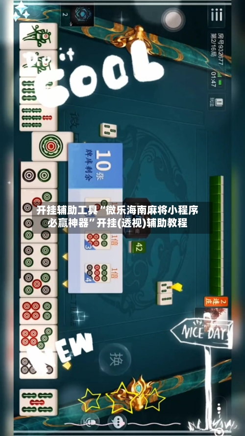 开挂辅助工具“微乐海南麻将小程序必赢神器”开挂(透视)辅助教程-第2张图片