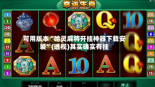 可用版本“哈灵麻将开挂神器下载安装”(透视)其实确实有挂-第3张图片