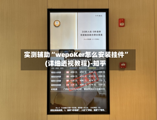 实测辅助“wepoKer怎么安装挂件”(详细透视教程)-知乎-第3张图片