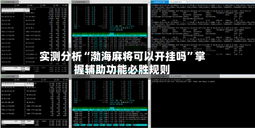 实测分析“渤海麻将可以开挂吗”掌握辅助功能必胜规则-第3张图片