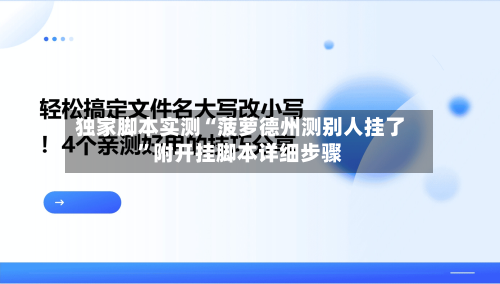 独家脚本实测“菠萝德州测别人挂了”附开挂脚本详细步骤-第3张图片