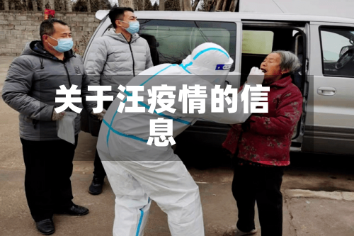 关于汪疫情的信息
