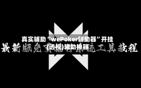 真实辅助“wePoker辅助器”开挂(透视)辅助神器-第2张图片