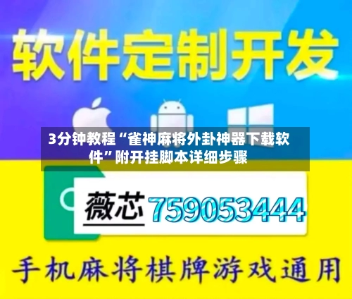 3分钟教程“雀神麻将外卦神器下载软件”附开挂脚本详细步骤-第2张图片