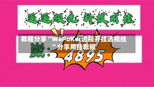 教程分享“WePoKer透视开挂透视挂	”分享用挂教程-第2张图片